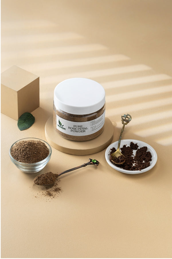 Pure Rose Petal Powder – Soothing & Glow-Enhancing